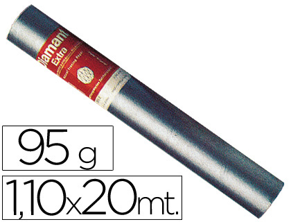 [612 VEGETAL] PAPEL VEGETAL DIAMANT 90-95 GR ROLLO DE 1.10X20 MT