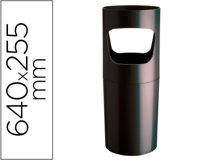 [2100 NE] PARAGUERO PLASTICO ARCHIVO 2000 RECICLADO COLOR NEGRO 255 MM DIAMETRO X 640 MM