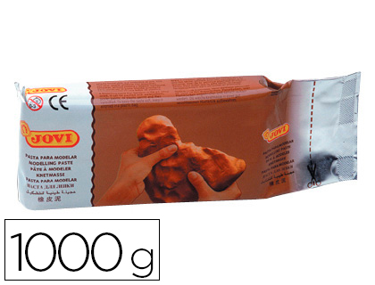[89] PASTA PARA MODELAR JOVI 1000 GR TERRACOTA