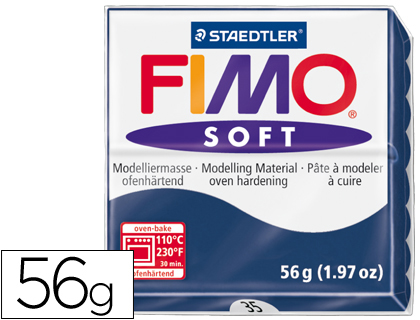 [8020-35] PASTA STAEDTLER FIMO SOFT 57 GR COLOR AZUL WINDSOR