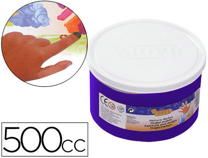 [56123] PINTURA A DEDOS JOVI 500 CC VIOLETA