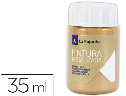 [123822] PINTURA METALIZADA LA PAJARITA ORO DUCADO 35 ML