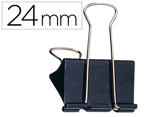 [KF01283] PINZA METALICA Q-CONNECT REVERSIBLE N.2 24 MM CAJA DE 10 UNIDADES