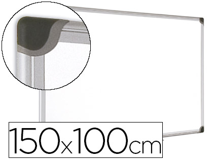 [CR0901178] PIZARRA BLANCA BI-OFFICE MAGNETICA MAYA W CERAMICA VITRIFICADA MARCO DE ALUMINIO 150 X 100 CM CON BANDEJA PARA