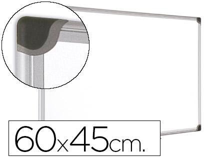 [CR0401178] PIZARRA BLANCA BI-OFFICE MAGNETICA MAYA W CERAMICA VITRIFICADA MARCO DE ALUMINIO 60 X 45 CM CON BANDEJA PARA