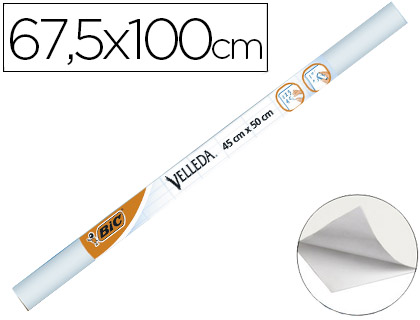 [870493] PIZARRA BLANCA VELLEDA ADHESIVA ROLLO 100X67,5 CM