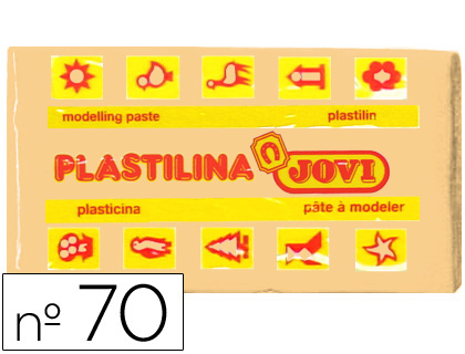 [70-08] PLASTILINA JOVI 70 CARNE UNIDAD TAMAÑO PEQUEÑO