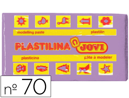 [70-14] PLASTILINA JOVI 70 LILA UNIDAD TAMAÑO PEQUEÑO