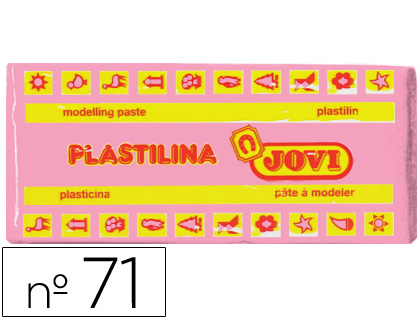[71-07] PLASTILINA JOVI 71 ROSA UNIDAD TAMAÑO MEDIANO