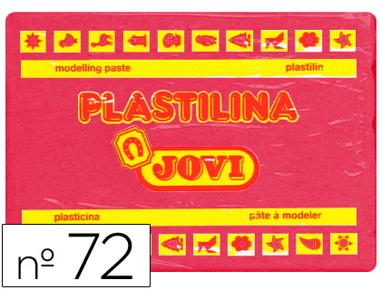 [72-06] PLASTILINA JOVI 72 RUBI UNIDAD TAMAÑO GRANDE