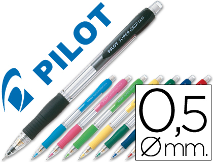 [NE185] PORTAMINAS PILOT SUPER GRIP 0,5 MM UNIDAD