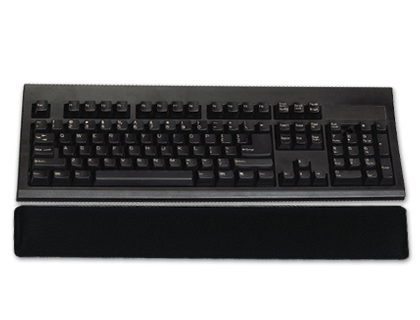 [KF04520] REPOSAMUÑECAS DE GEL Q-CONNECT COLOR NEGRO 475X80X250 MM