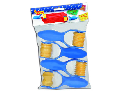 [426] RODILLO JOVI PARA MARCAR Y MODELAR PASTA BOLSA DE 4 UNIDADES SURTIDAS