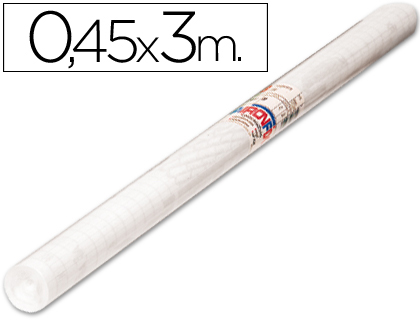 [69614] ROLLO ADHESIVO AIRONFIX TRANSPARENTE REMOVIBLE 69614 ROLLO 0,45 X 3MT