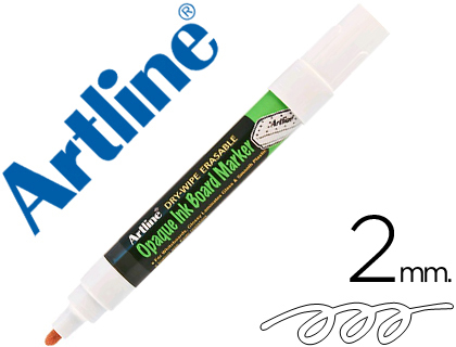 [EPD-4 WH-BL] ROTULADOR ARTLINE PIZARRA EPD-4 COLOR BLANCO OPAQUE INK BOARD PUNTA REDONDA 2 MM