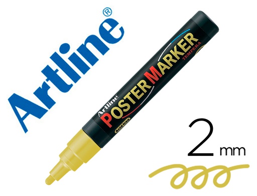 [EPP-4-ORO MET] ROTULADOR ARTLINE POSTER MARKER EPP-4-ORO MET PUNTA REDONDA 2 MM COLOR METALIZADO ORO
