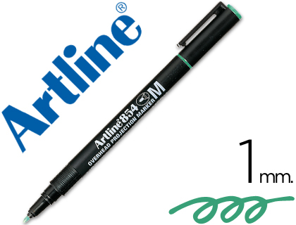 [EK-854NV] ROTULADOR ARTLINE RETROPROYECCION PUNTA FIBRA PERMANENTE EK-854 VERDE -PUNTA REDONDA 1 MM