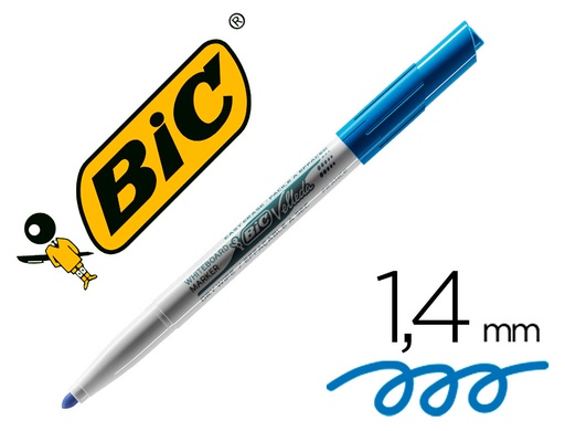 [9581701] ROTULADOR BIC VELLEDA PARA PIZARRA AZUL PUNTA REDONDA 1,4 MM