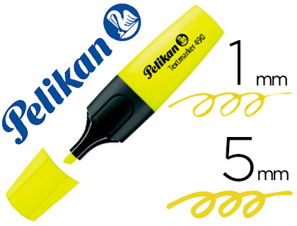 [814089] ROTULADOR PELIKAN FLUORESCENTE TEXTMARKER 490 AMARILLO
