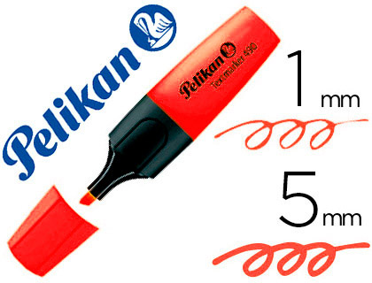 [814126] ROTULADOR PELIKAN FLUORESCENTE TEXTMARKER 490 ROJO