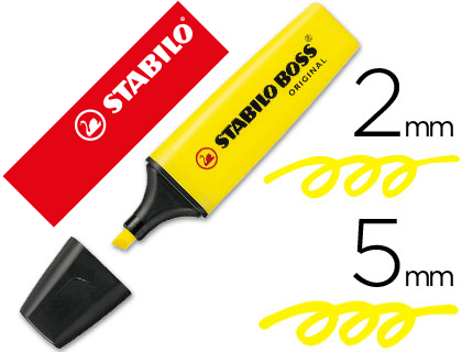 [70/24] ROTULADOR STABILO BOSS FLUORESCENTE 70 AMARILLO