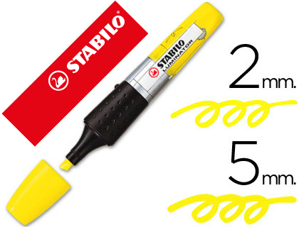 [71/24] ROTULADOR STABILO BOSS LUMINATOR AMARILLO TINTA LUQUIDA