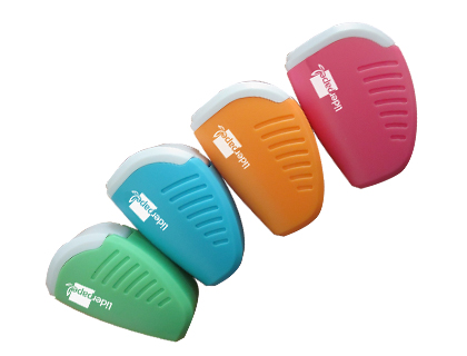 [SA07] SACAPUNTAS LIDERPAPEL PLASTICO 1 USO CON DEPOSITO COLORES SURTIDOS