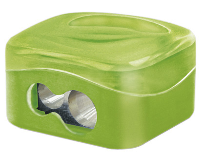 [03560000] SACAPUNTAS M+R METALICO 2 USOS CON DEPOSITO COLORES SURTIDOS