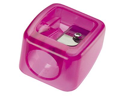 [03160000] SACAPUNTAS M+R PLASTICO PARA CERAS GRUESAS DE 16M 1 USO COLORES SURTIDOS