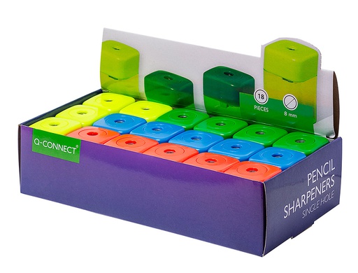 [KF00592] SACAPUNTAS Q-CONNECT METALICO 1 USO CON DEPOSITO