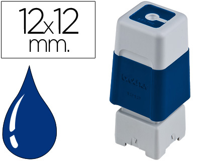 [PR1212E6P] SELLO AUTOMATICO BROTHER 12 MM X 12 MM AZUL