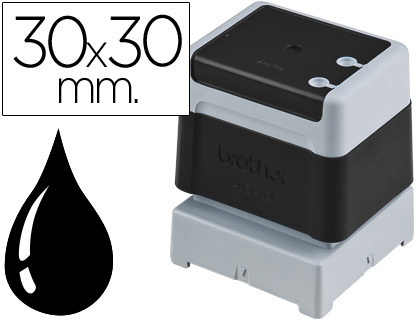 [PR3030B6P] SELLO AUTOMATICO BROTHER 30 MM X 30 MM NEGRO