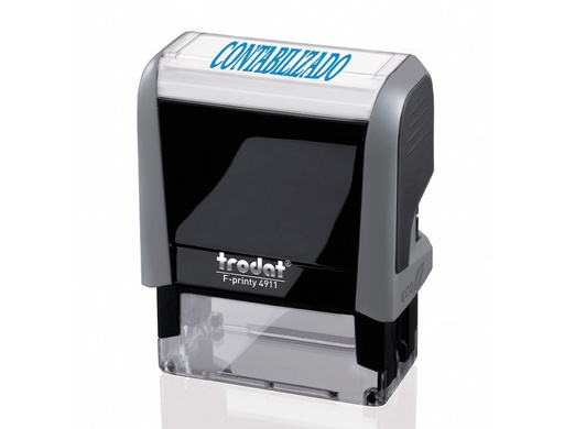 [4911 P4 F8] SELLO ENTINTADO PRINTY 4911 F8 P3 CONTABILIZADO ALMOHADILLA AZUL