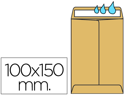 [SB45] SOBRE LIDERPAPEL BOLSA N.0 CEL CAÑA SALARIOS 100X145MM TIRA SILICONA CAJA DE 1000 UNIDADES