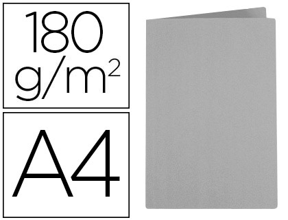 [SC26] SUBCARPETA LIDERPAPEL A4 GRIS 180G/M2