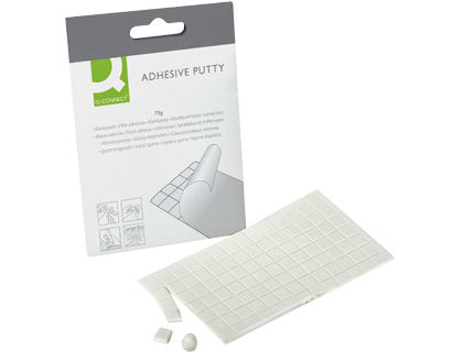 [KF04590] SUJETACOSA MASILLA Q-CONNECT ADHESIVA