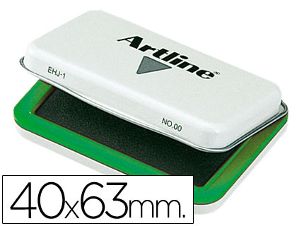 [00 V] TAMPON ARTLINE Nº00 VERDE 40X63 MM