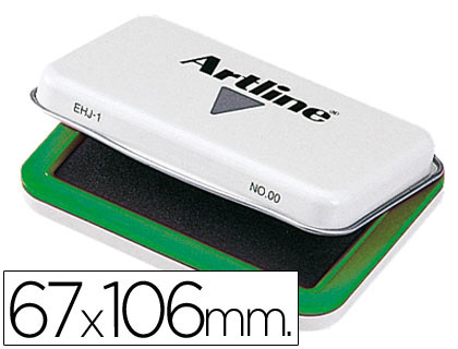 [1 V] TAMPON ARTLINE Nº1 VERDE 67X106 MM