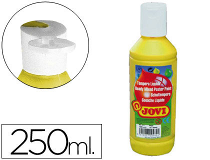 [50202] TEMPERA LIQUIDA JOVI ESCOLAR 250 ML AMARILLO