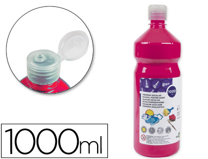 [TP27] TEMPERA LIQUIDA LIDERPAPEL ESCOLAR 1000 ML FUCSIA
