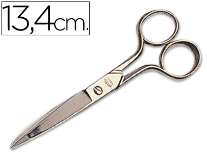 [65-5] TIJERA OFICINA FORBICI ACERO INOXIDABLE 5\" 13,4 CM