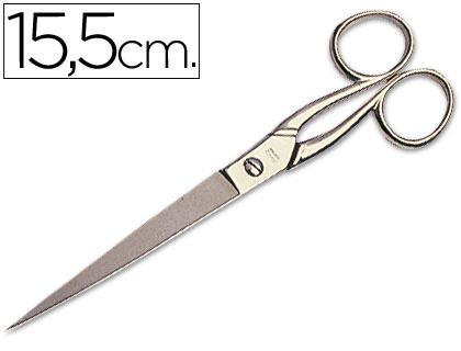 [65-6] TIJERA OFICINA FORBICI ACERO INOXIDABLE 6\" 15,5 CM