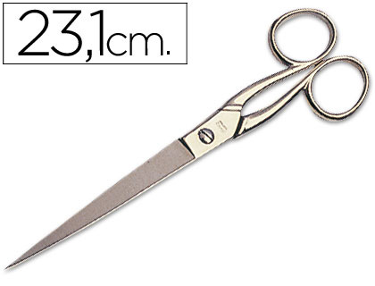 [120-9] TIJERA OFICINA FORBICI ACERO INOXIDABLE 9\" 23,1 CM