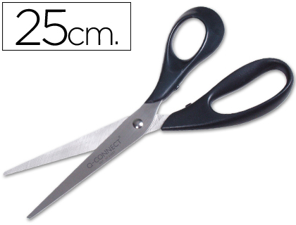 [KF02340] TIJERA OFICINA Q-CONNECT INOXIDABLE 10\" 25 CM BLISTER