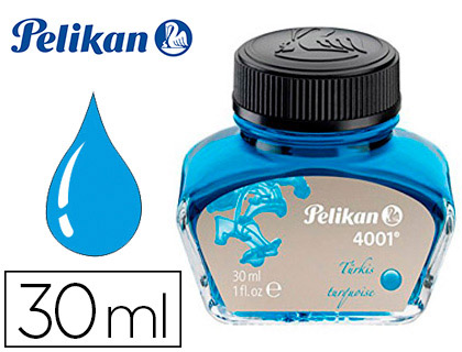 [311894] TINTA ESTILOGRAFICA PELIKAN 4001 TURQUESA BOTE 30 ML