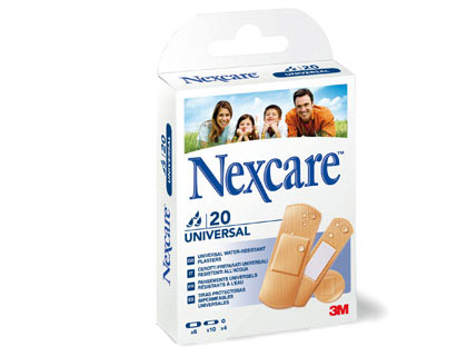 [7100226545 (330878)] TIRA PROTECTORA 3M NEXCARE PARA HERIDAS Y CORTES PLASTICOIMPERMEABLE CAJA DE 20 UNIDADES DIVERSOS TAMAÑOS