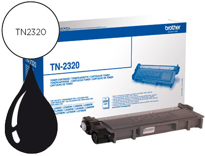 [TN2320] TONER BROTHER TN-2320 DCPL2520DW DCPL2540DN MFCL2700DW MFCL2720DW MFCL2740DW NEGRO 2600 PAG