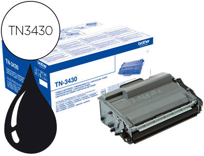 [TN3430] TONER BROTHER TN-3430 DCP-L5500DN / DCP-L6600DW / HL-L5000D / MFC-L5700 NEGRO 3000 PAG