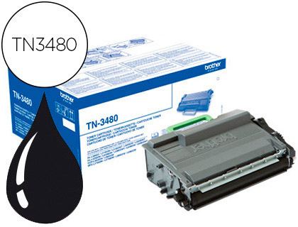 [TN3480] TONER BROTHER TN-3480 DCP-L5500DN / DCP-L6600DW / HL-L5000D / MFC-L5700 ALTA CAPACIDAD NEGRO 8000 PAG