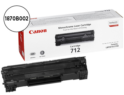 [1870B002] TONER CANON CRG712 NEGRO LASER LBP3010/3100